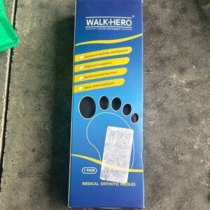 WALK-HERO Medical Orthotic Insoles - M 11-11 1/2 & W 13-13 1/2